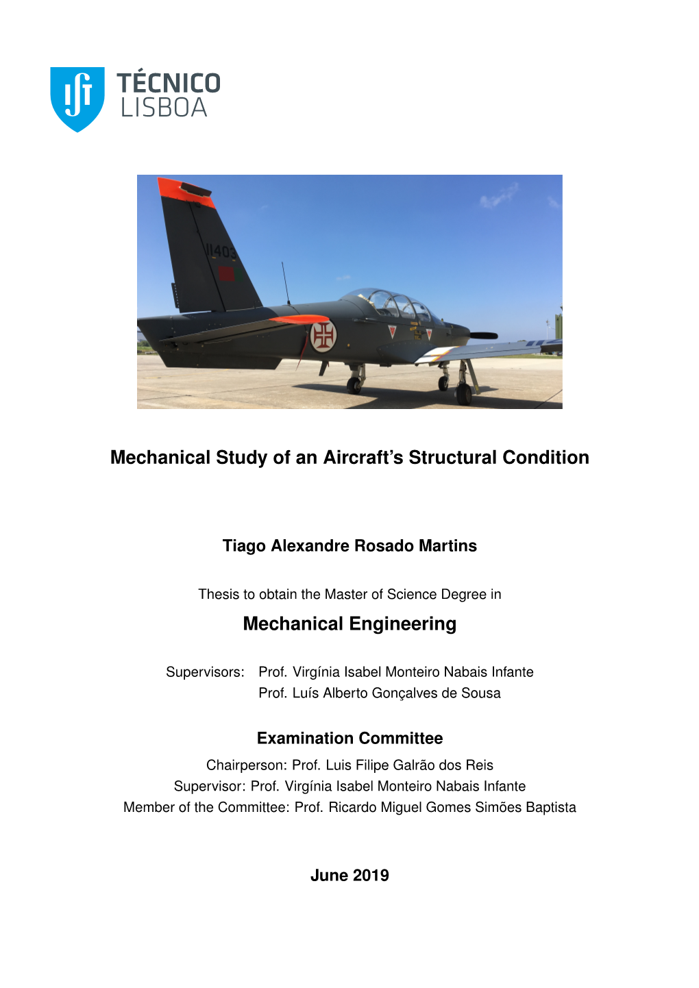 Mechanical Study of an Aircraft's Structural Condition Mechanical