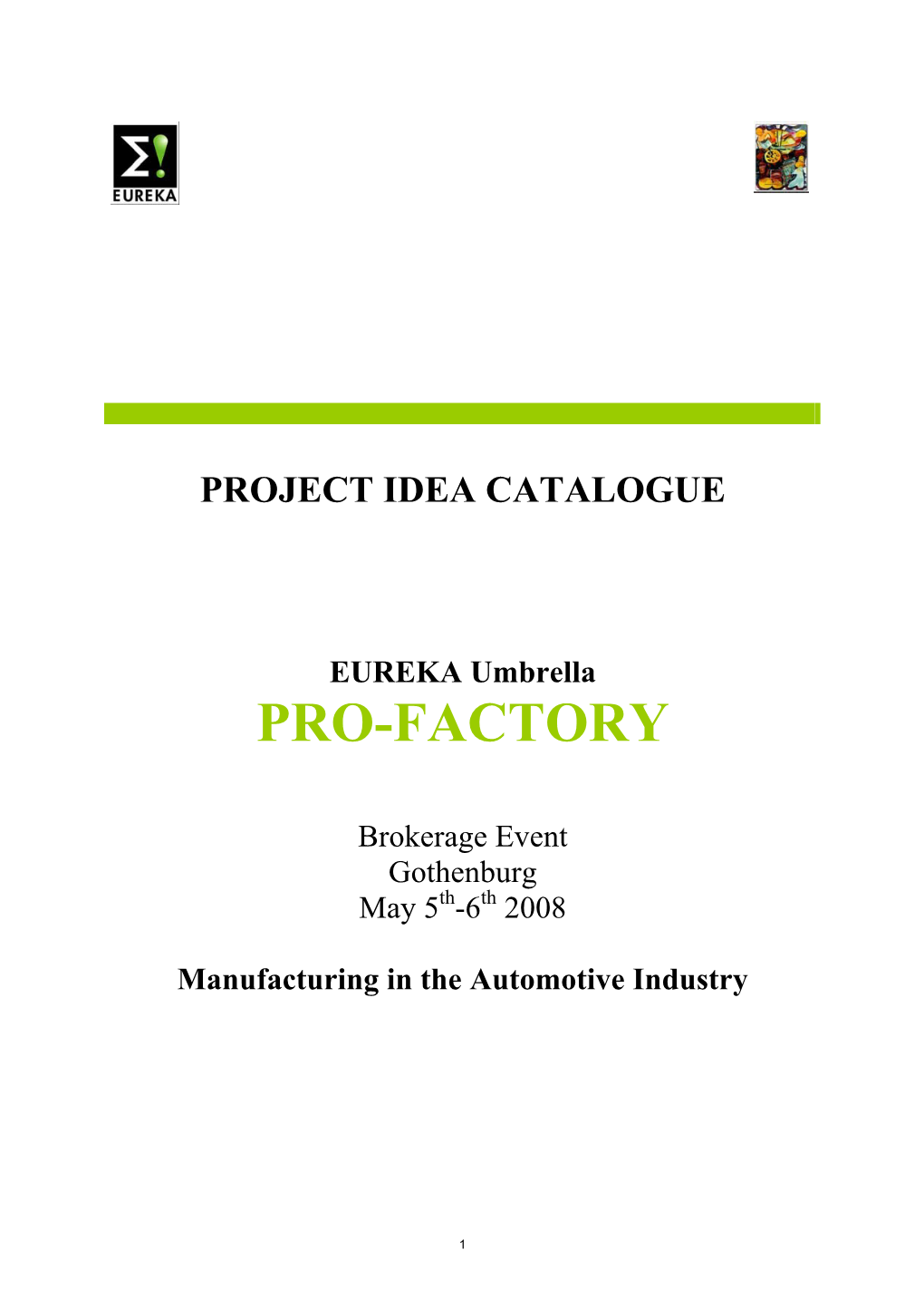 Project Idea Catalogue Final