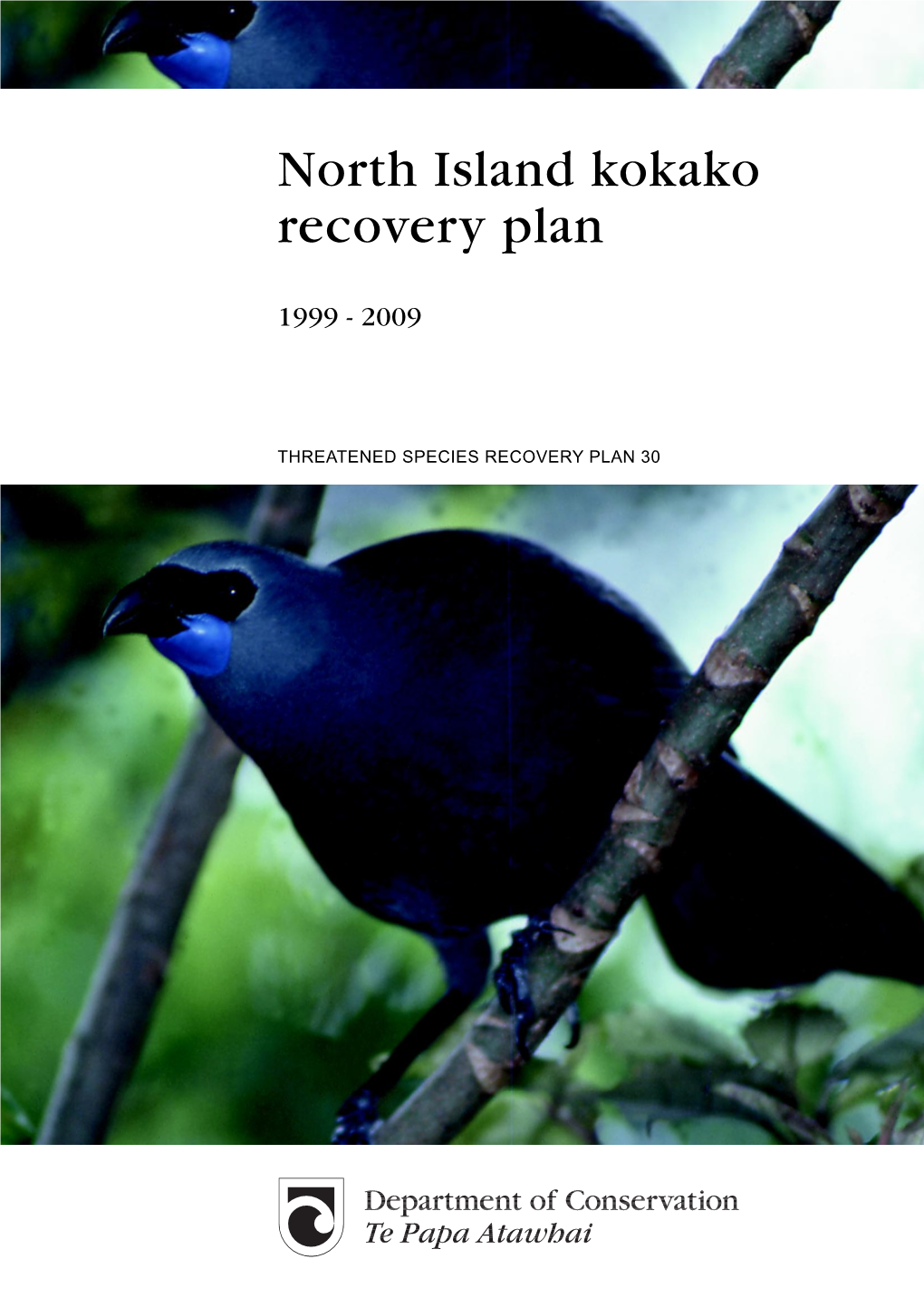 North Island Kokako Recovery Plan