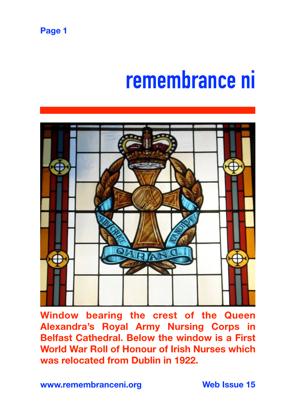 Remembrance Niweb15nursesww1