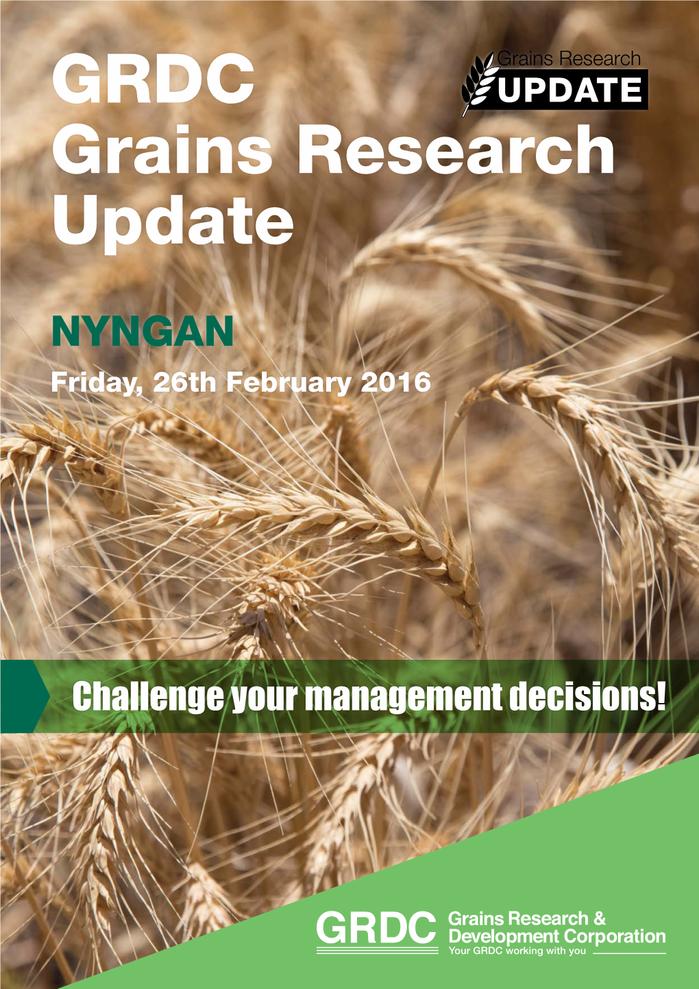 GRDC Grains Research Update