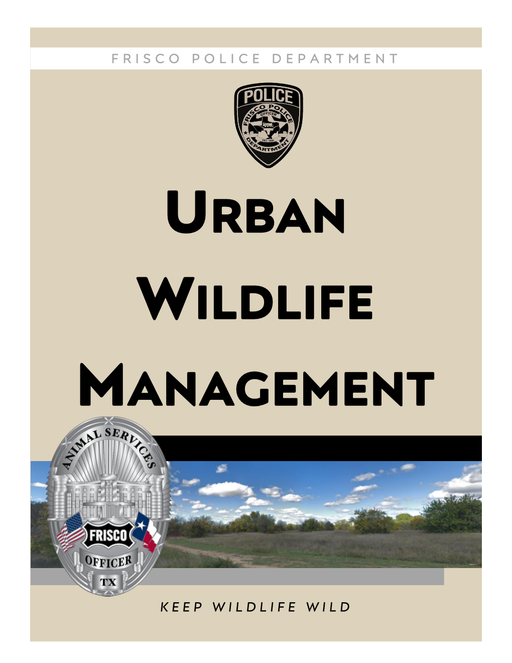 Urban Wildlife Management Plan