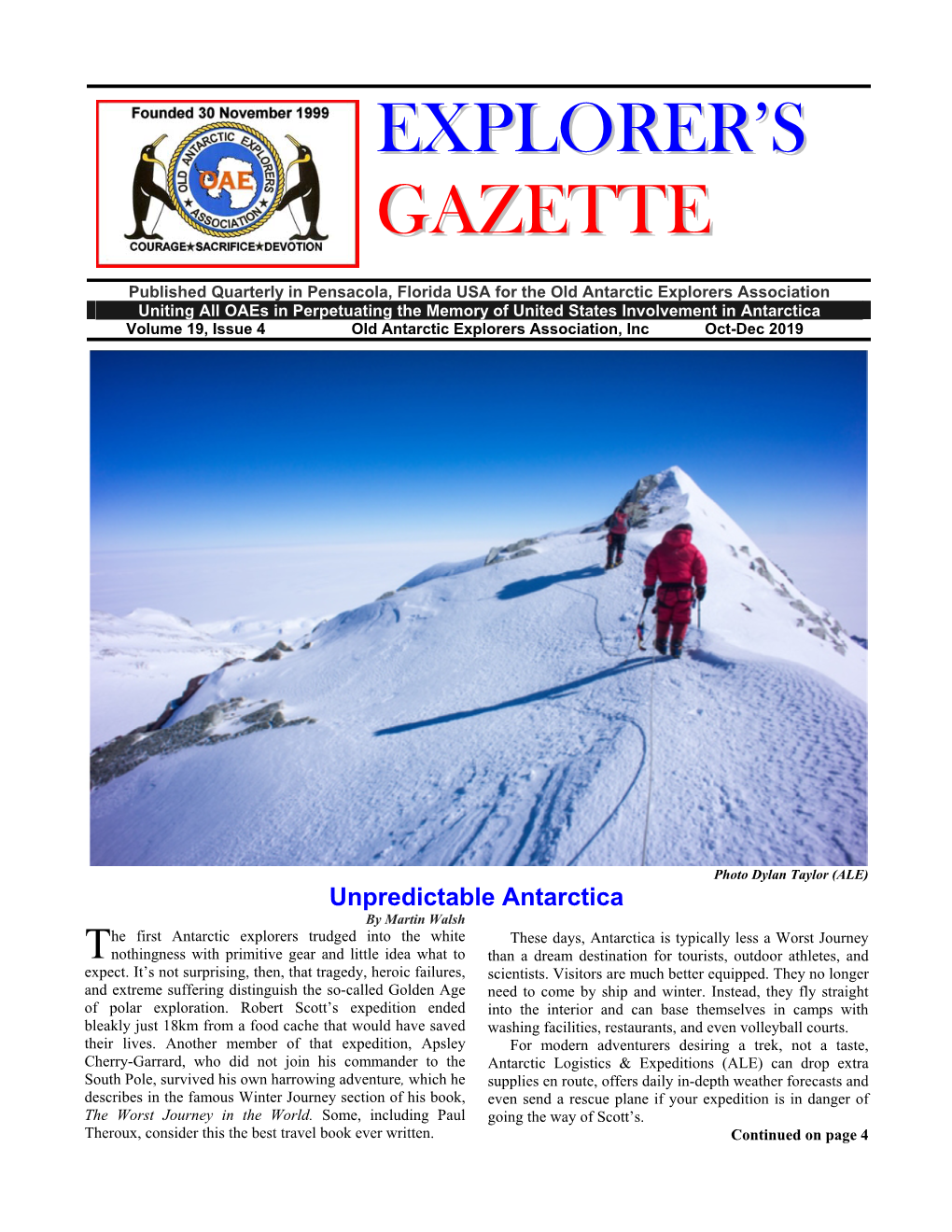 Explorer's Gazette