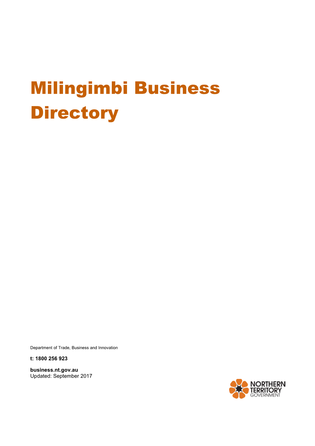 Milingimbi Business Directory