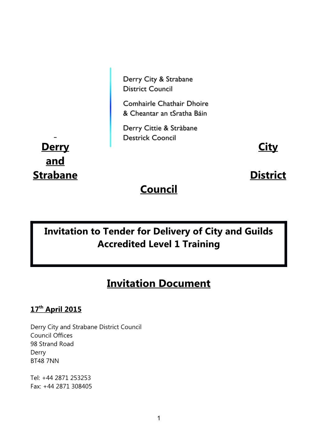 Derry City and Strabane District Council s2