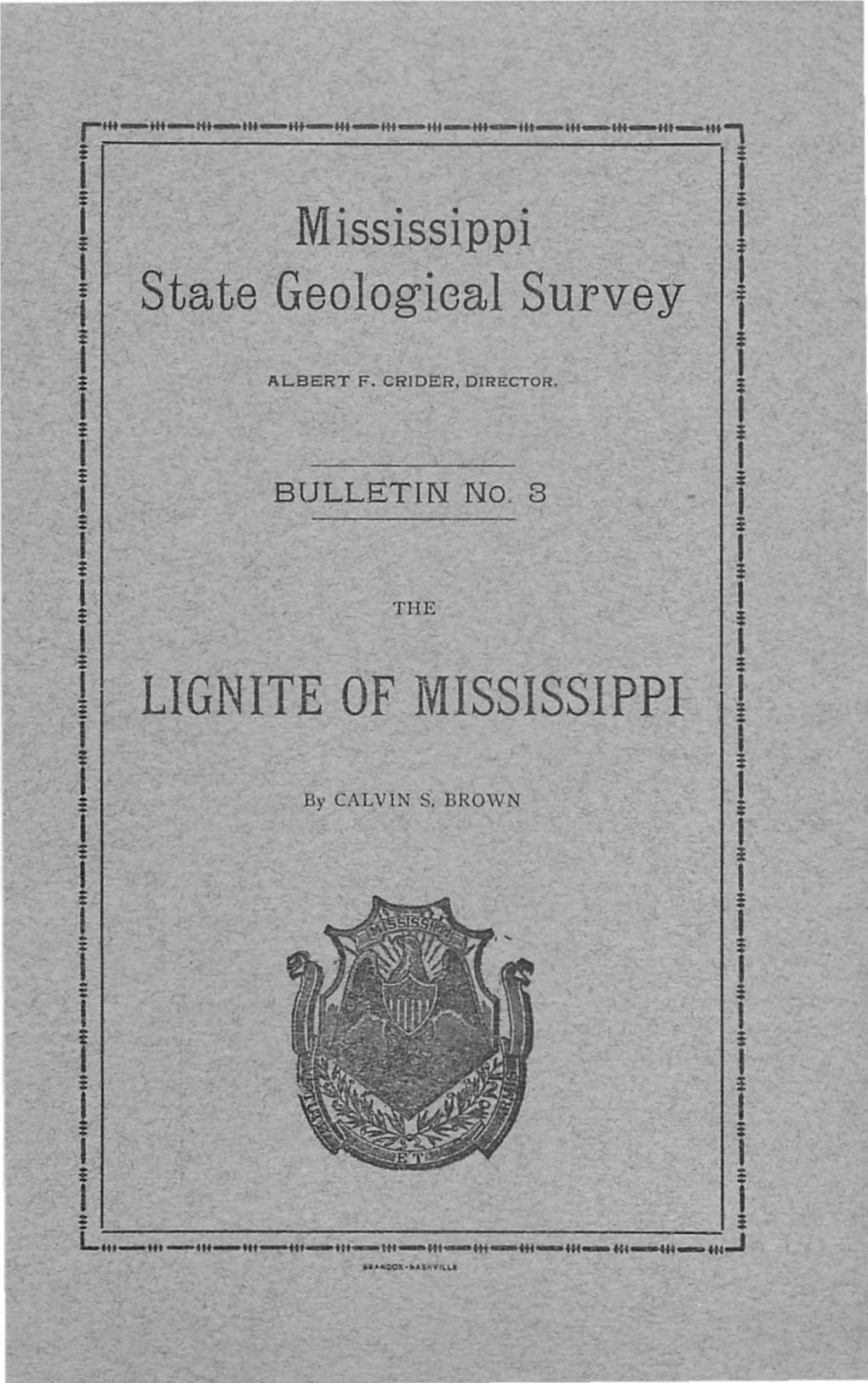 Lignite of Mississippi