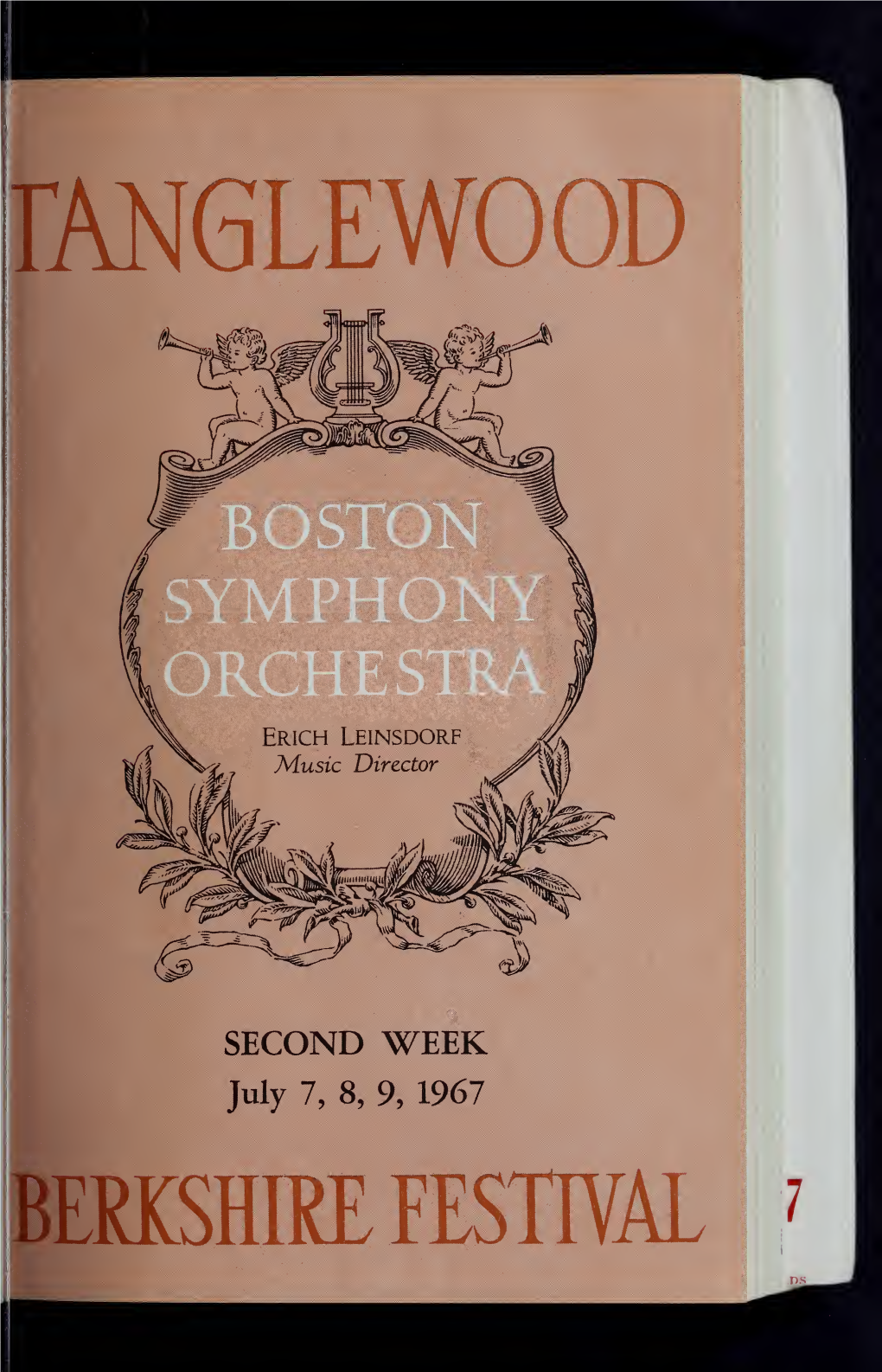 Boston Symphony Orchestra Concert Programs, Summer, 1967-1968