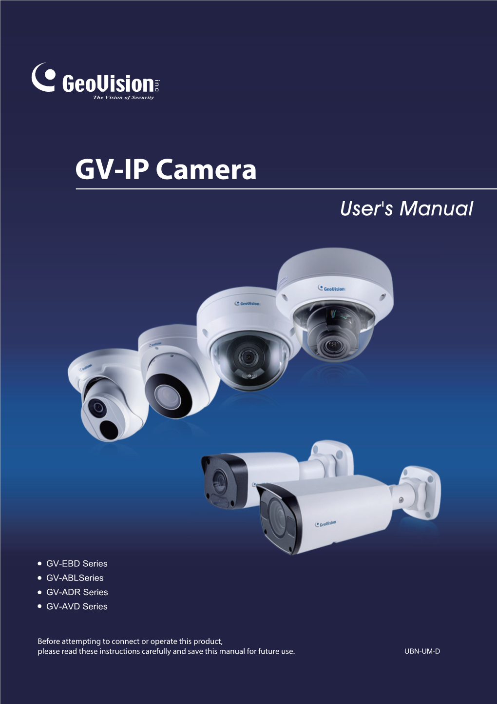 GV-IP Camera User's Manual(UBN-UM-D)