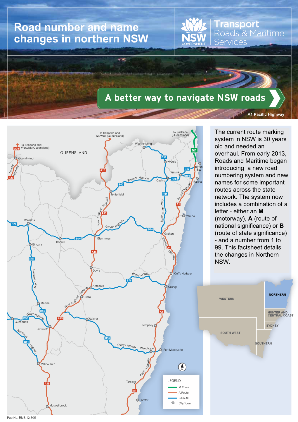 Alpha Numeric Route Numbering System