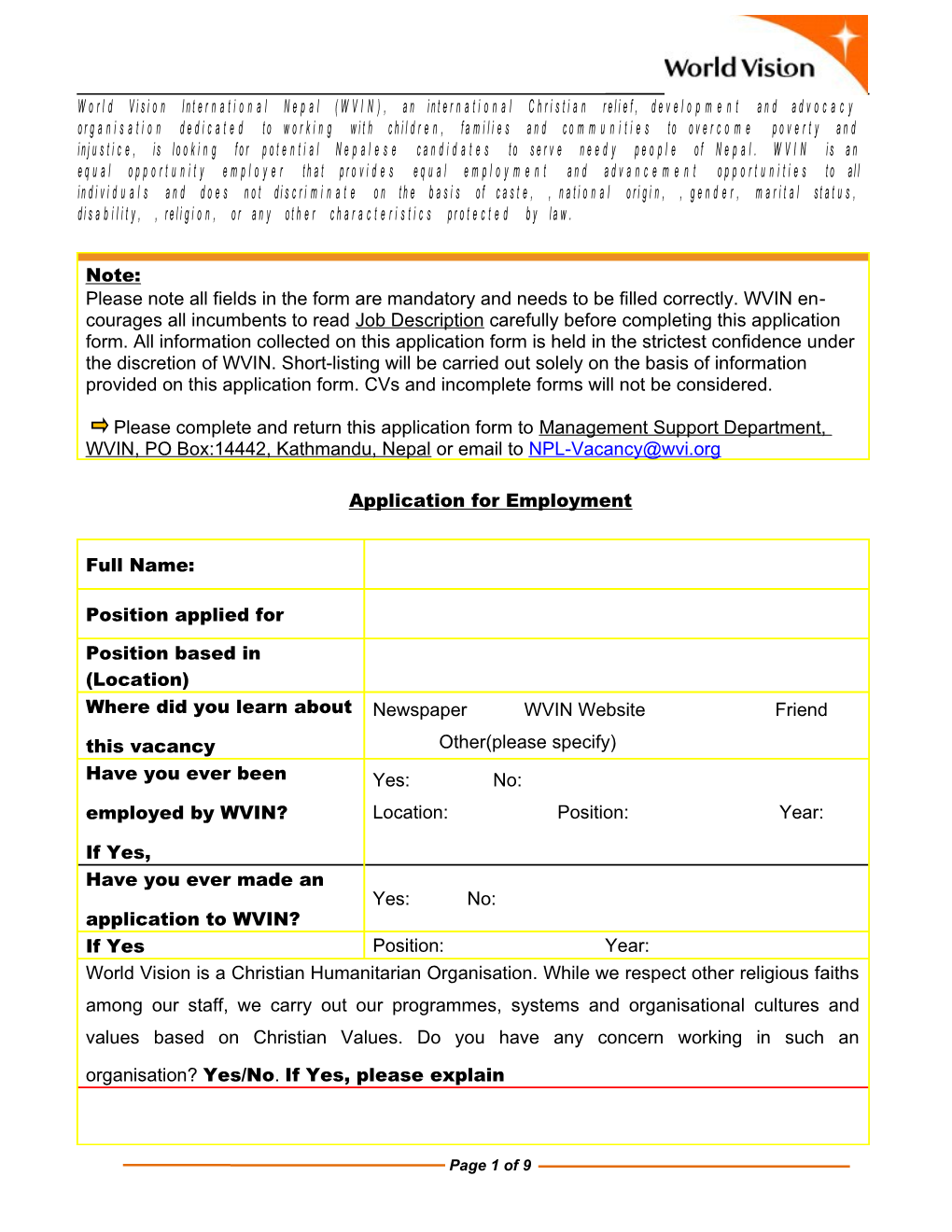 Application for Employment s4