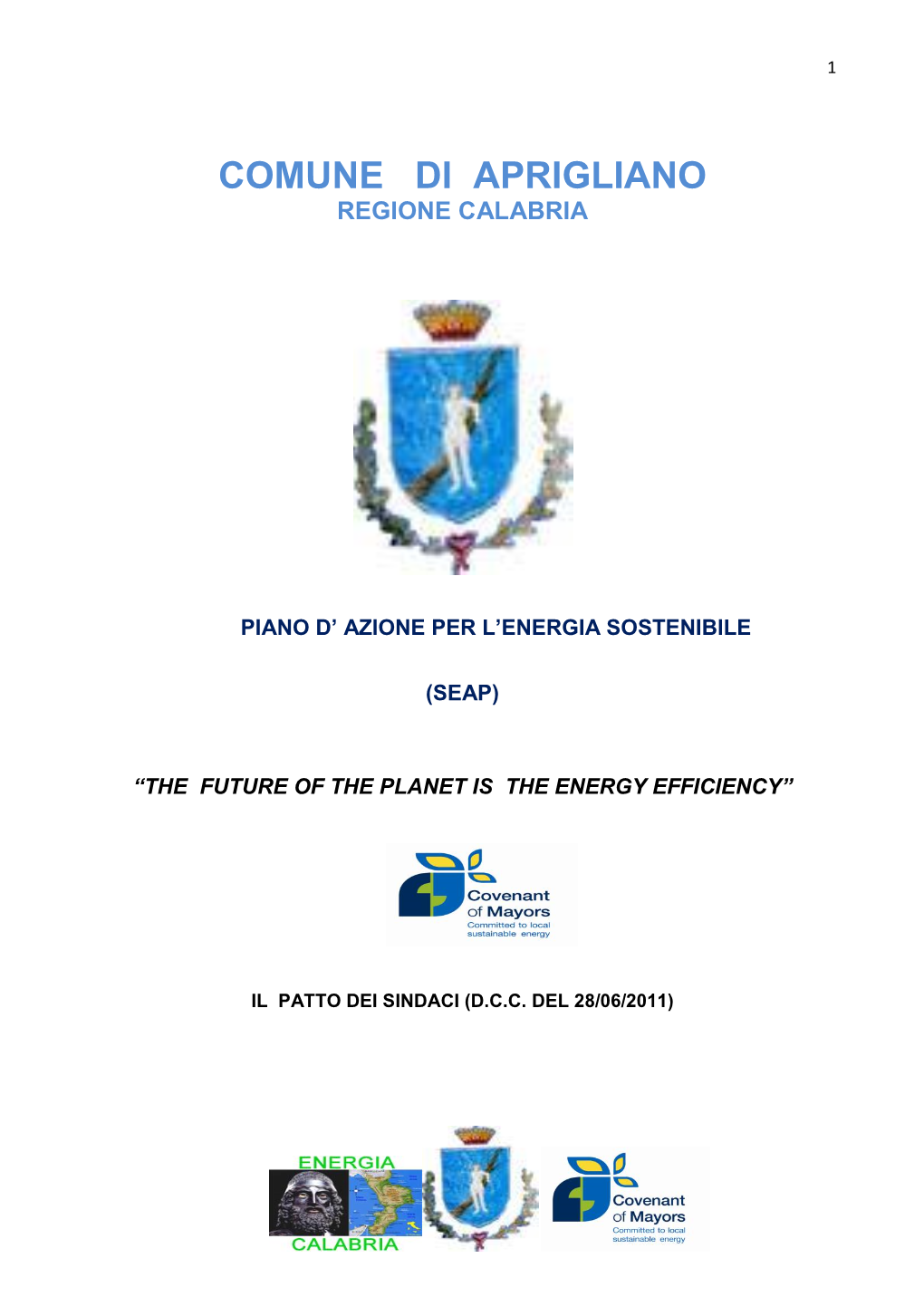 Comune Di Aprigliano Regione Calabria