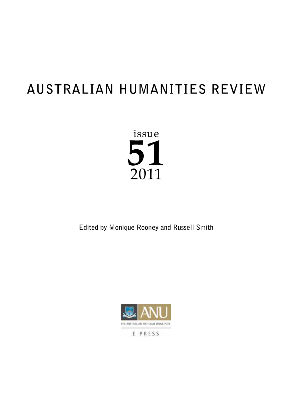 Australian Humanities Review