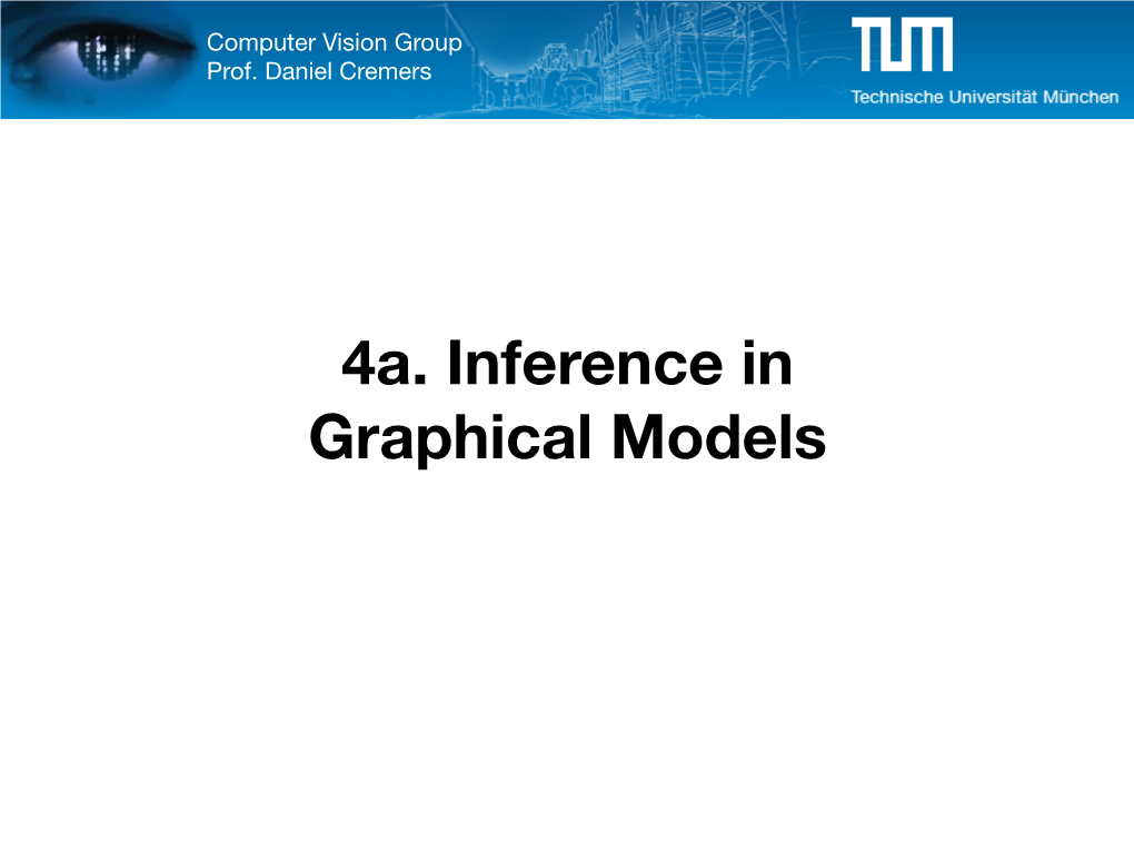 4A. Inference in Graphical Models Inference on a Chain (Rep.)