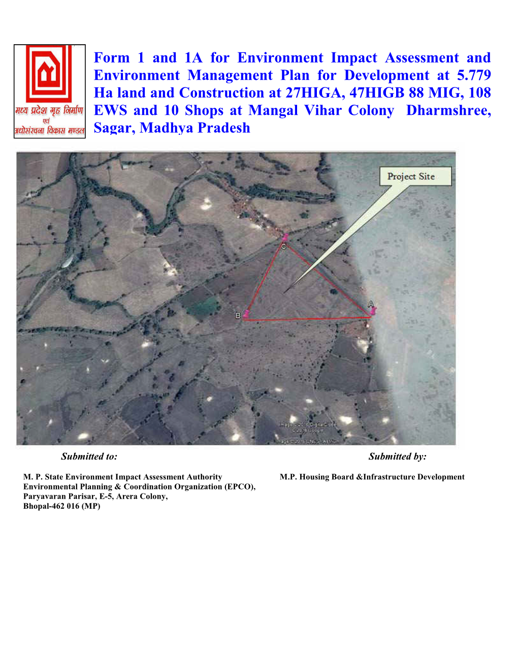 Form 1 and 1A for Environment Impact Assessment and Environment