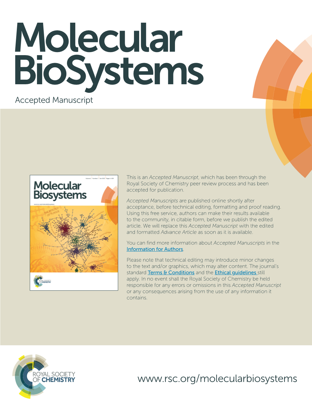 Page 1 of 24 Molecular Biosystems