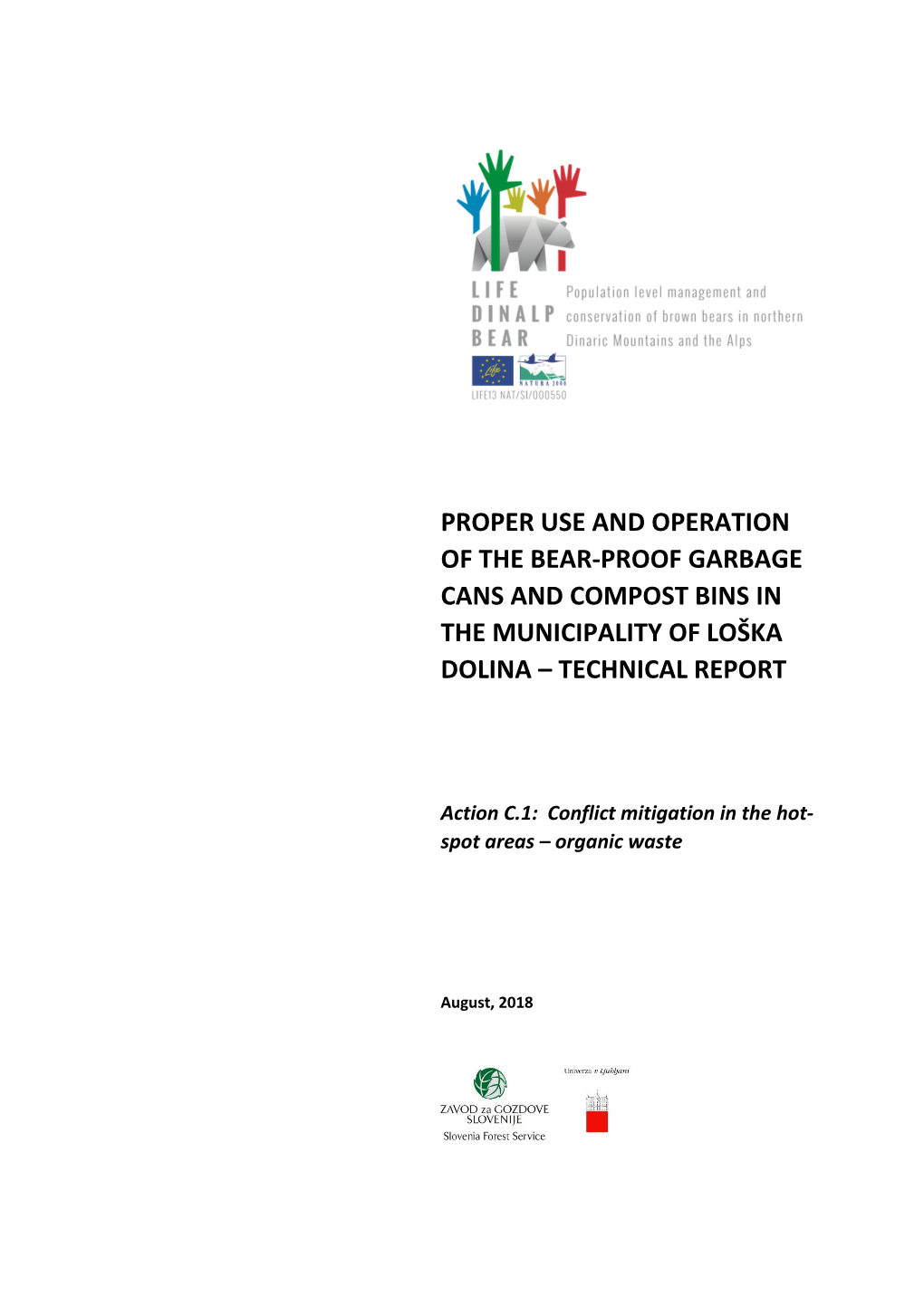 Report on Implemented Measures in Loška Dolina