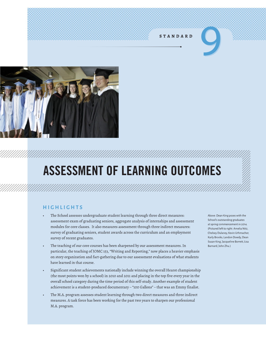 Assessment of Learning Outcomes