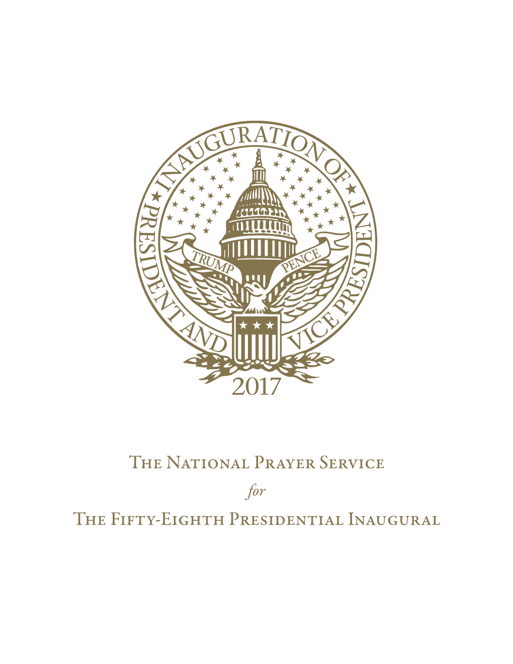 The National Prayer Service the Fifty-Eighth Presidential Inaugural