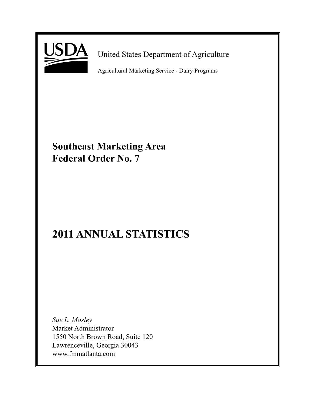 2011 Annual Statistics