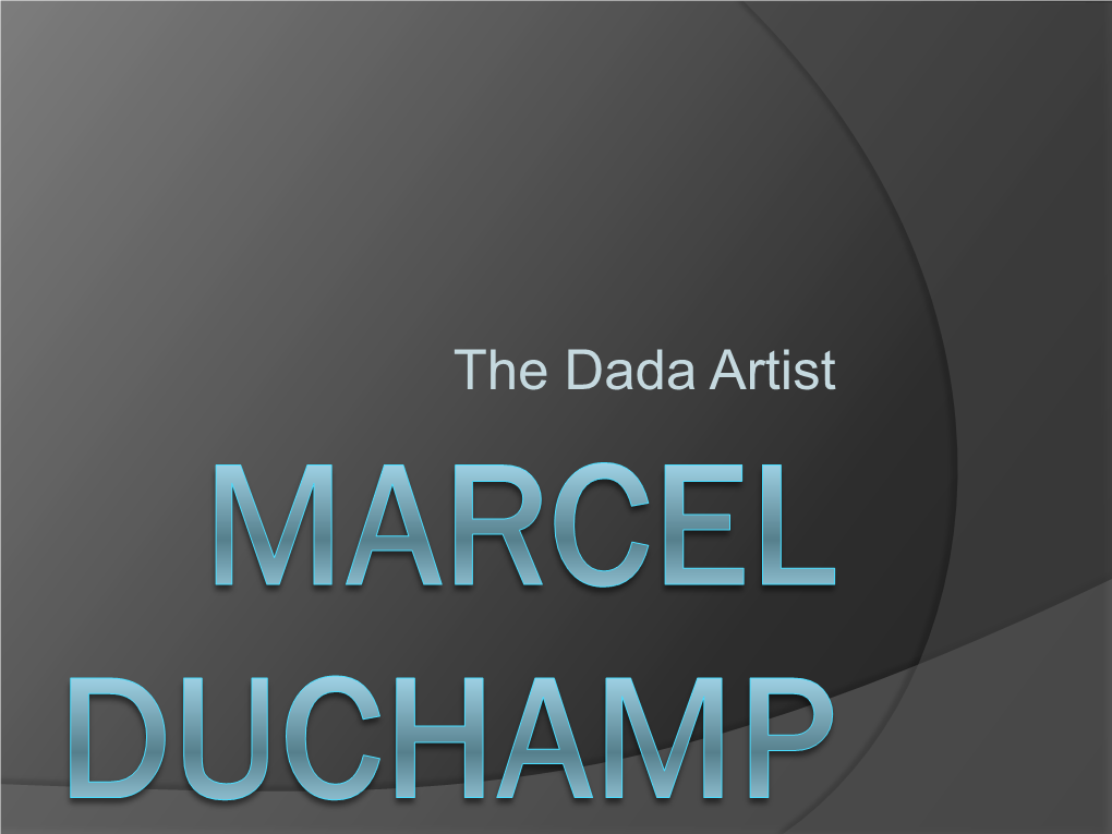 Marcel Duchamp