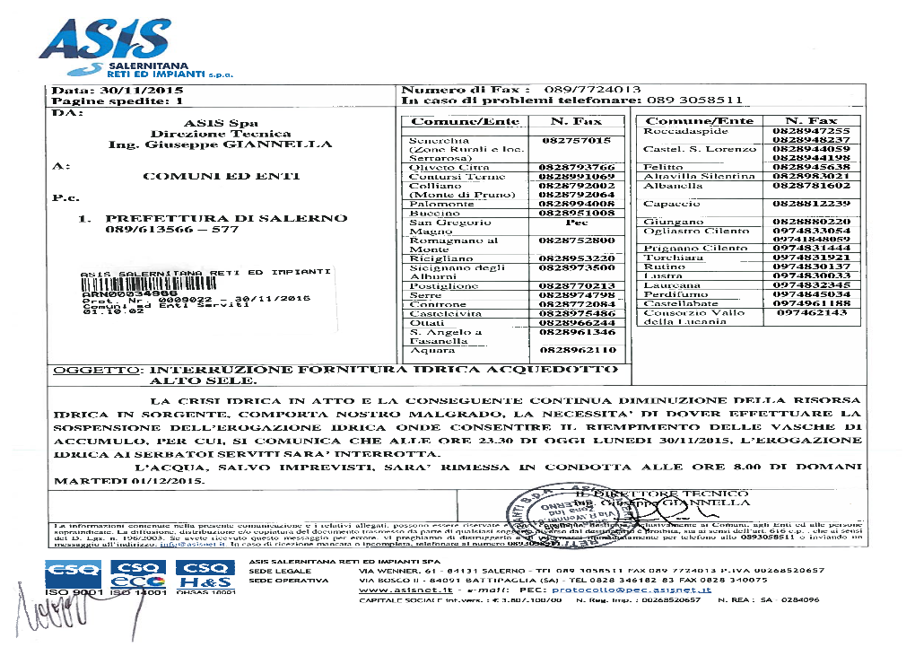 ASIS ISO Data: A: DA: Pagine P.C