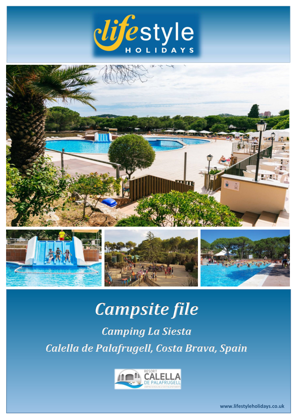 Campsite File Camping La Siesta Calella De Palafrugell, Costa Brava