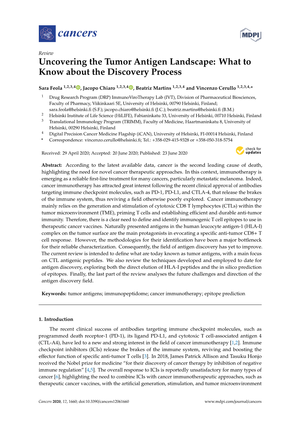 Uncovering the Tumor Antigen Landscape: What to Know About the Discovery Process