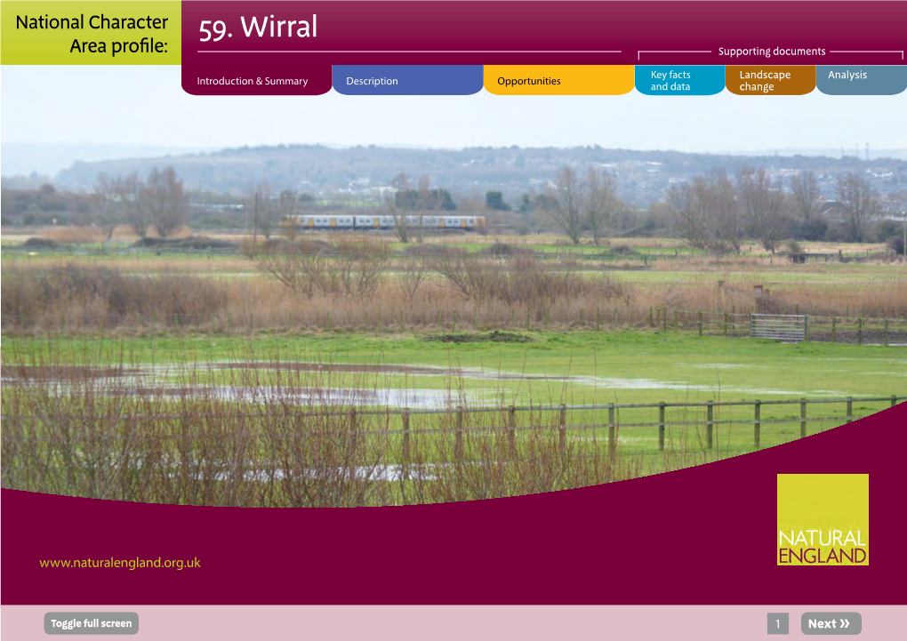 59. Wirral Area Profile: Supporting Documents