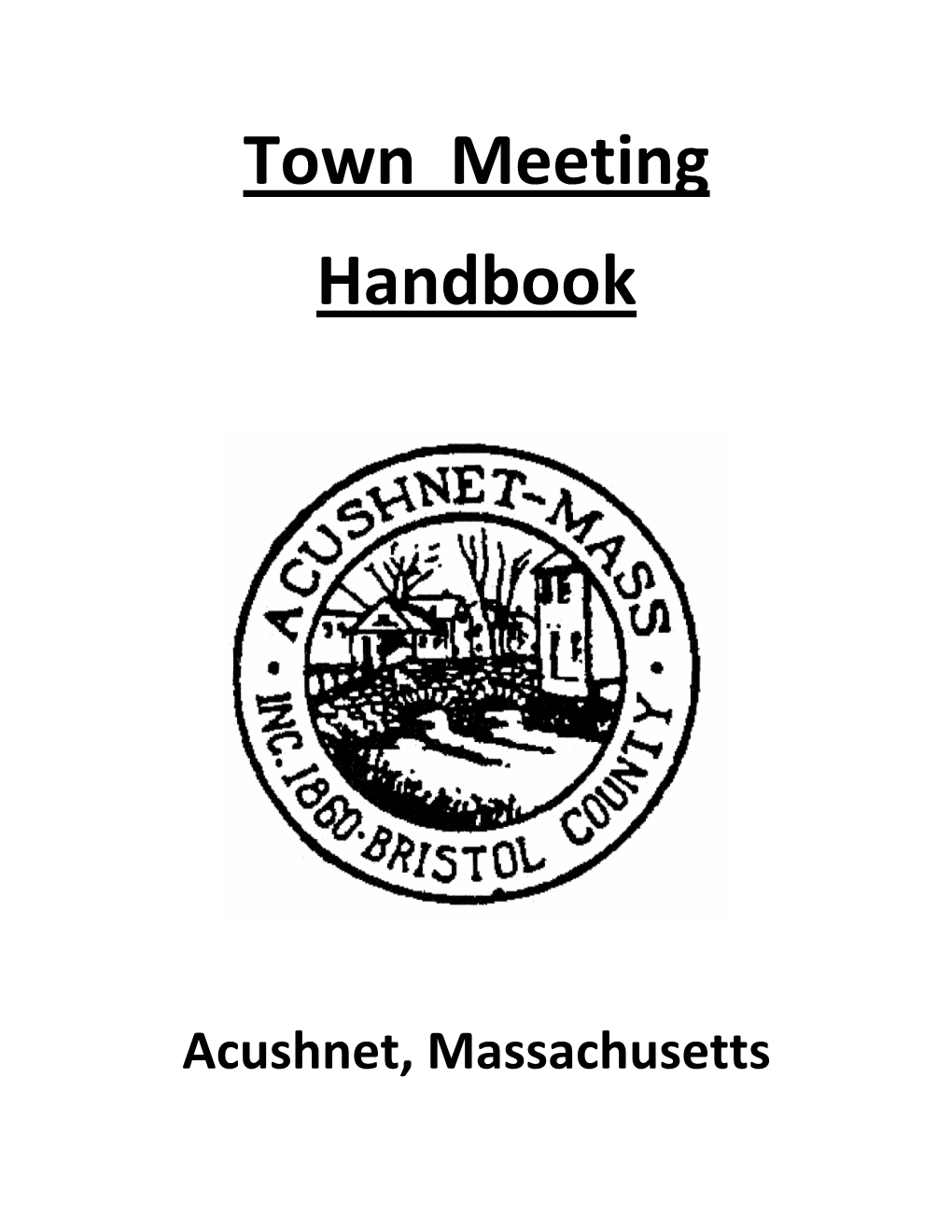 Town Meeting Handbook
