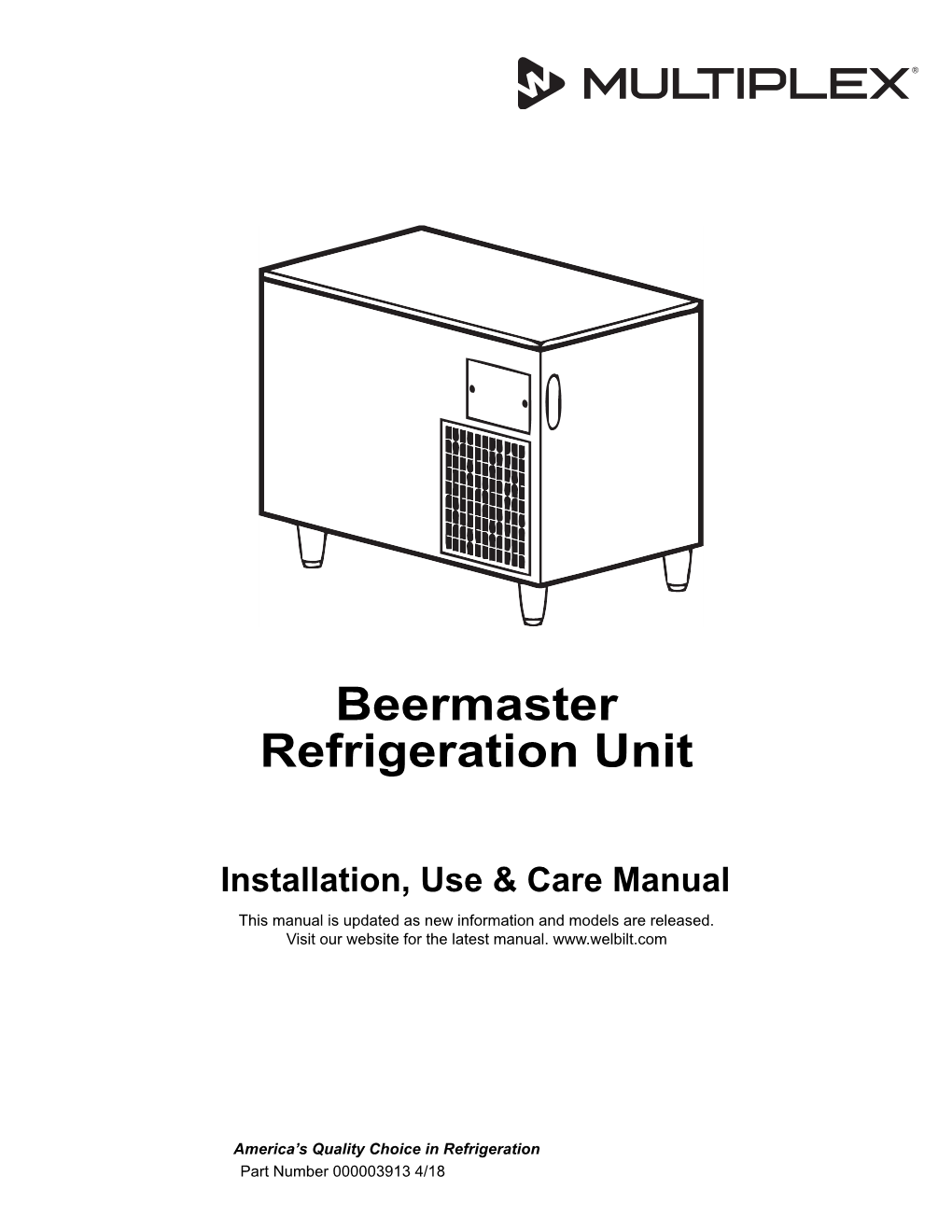 Beermaster Refrigeration Unit