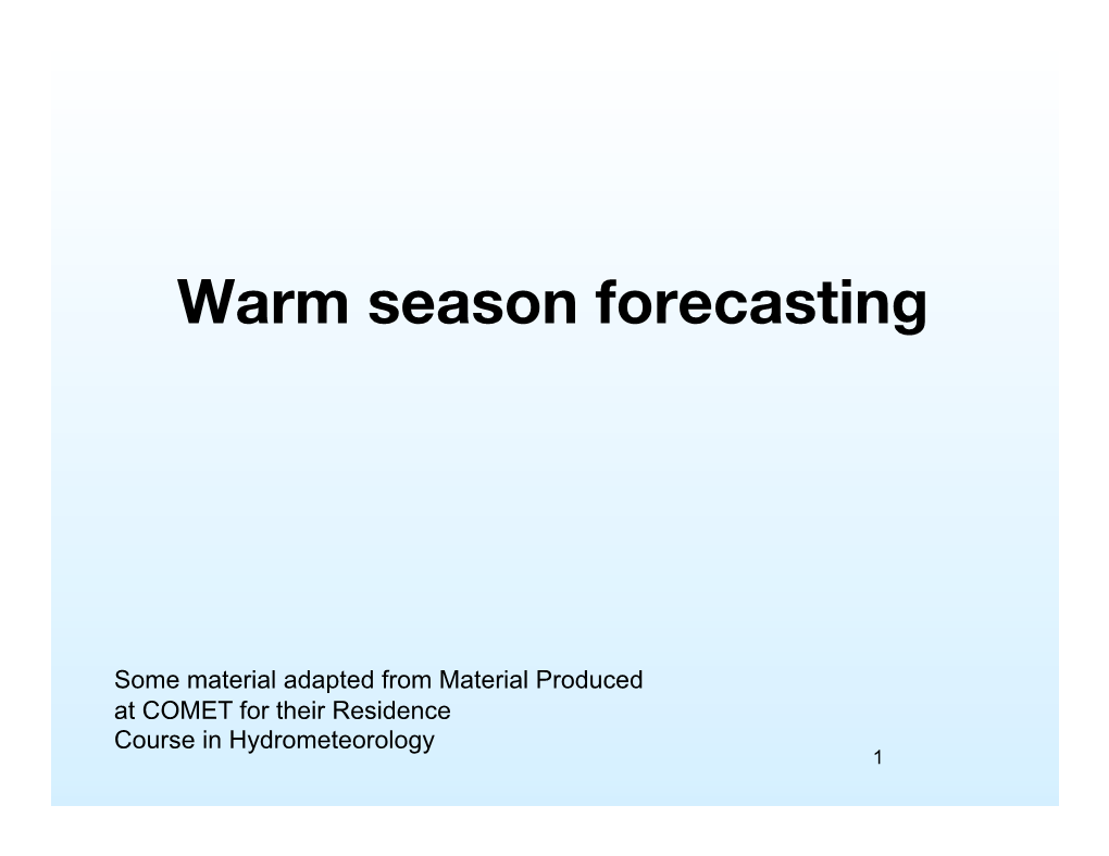 09 Convective Forecasting