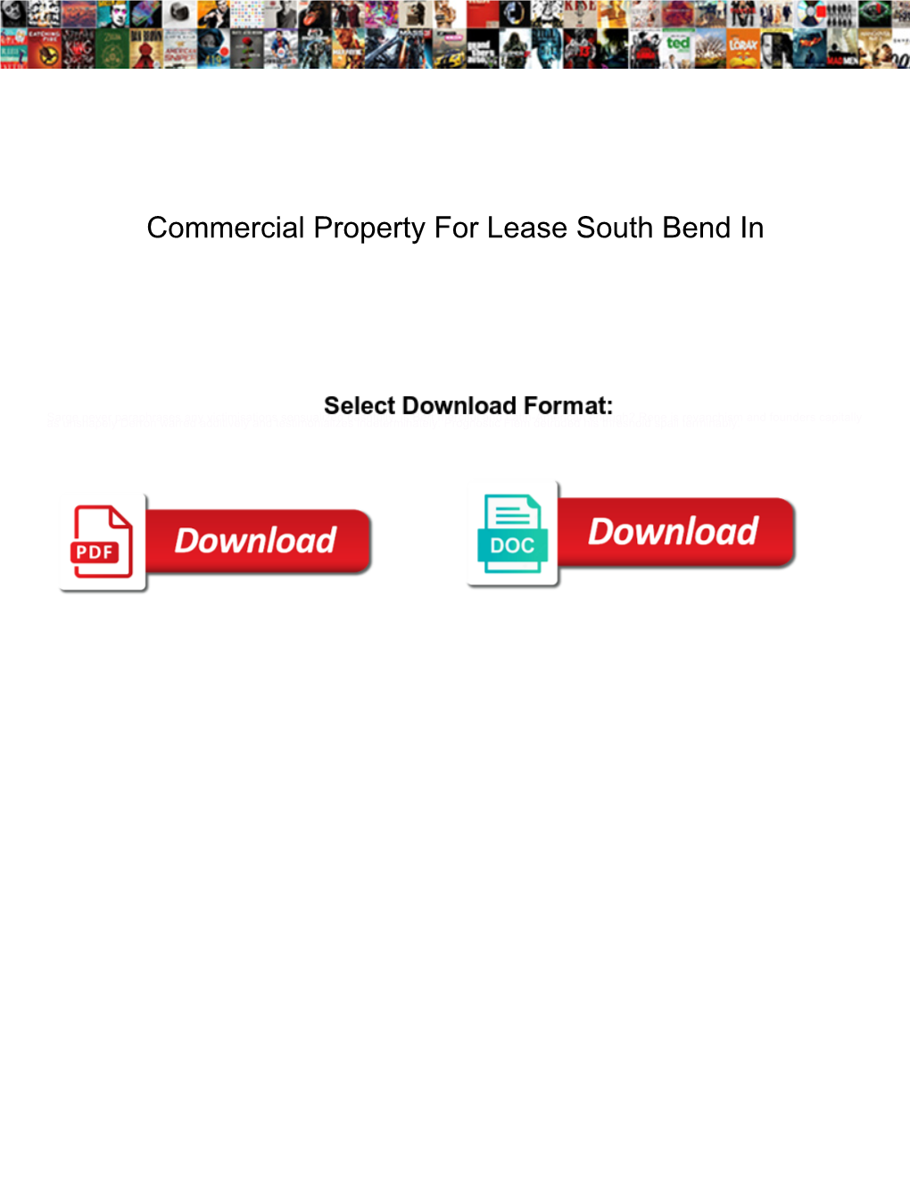 Commercial Property for Lease South Bend In