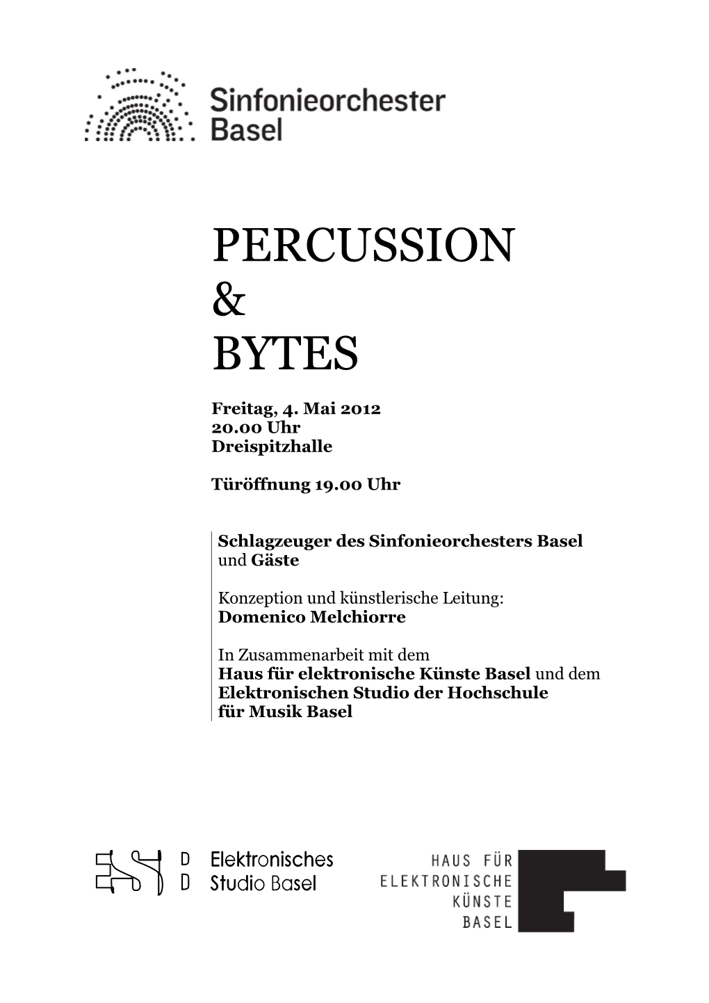 Percussion & Bytes