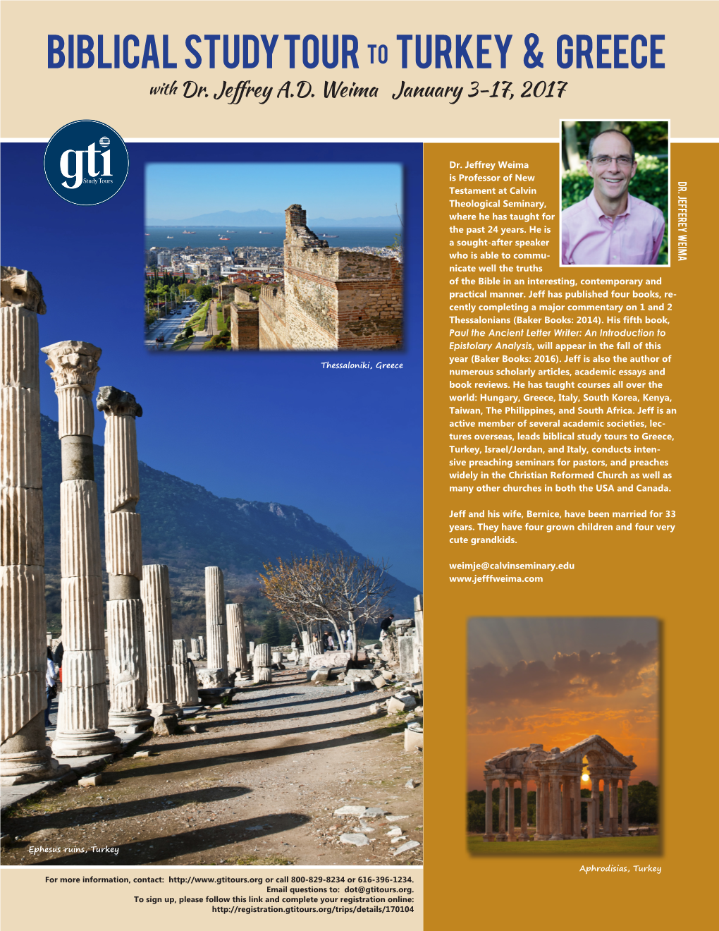 Biblical Study Tourto Turkey & Greece