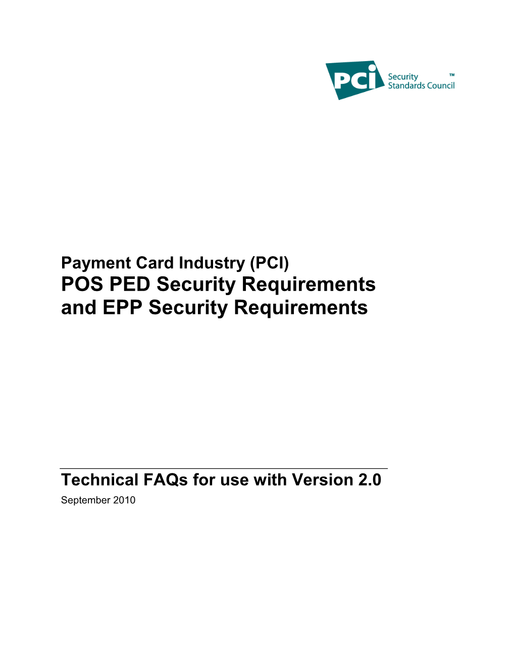 PCI PED Frequently Asked Questions