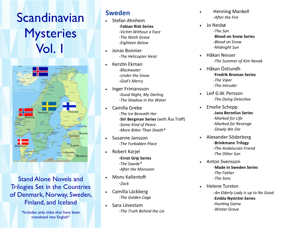 Scandinavian Mysteries Volume 1