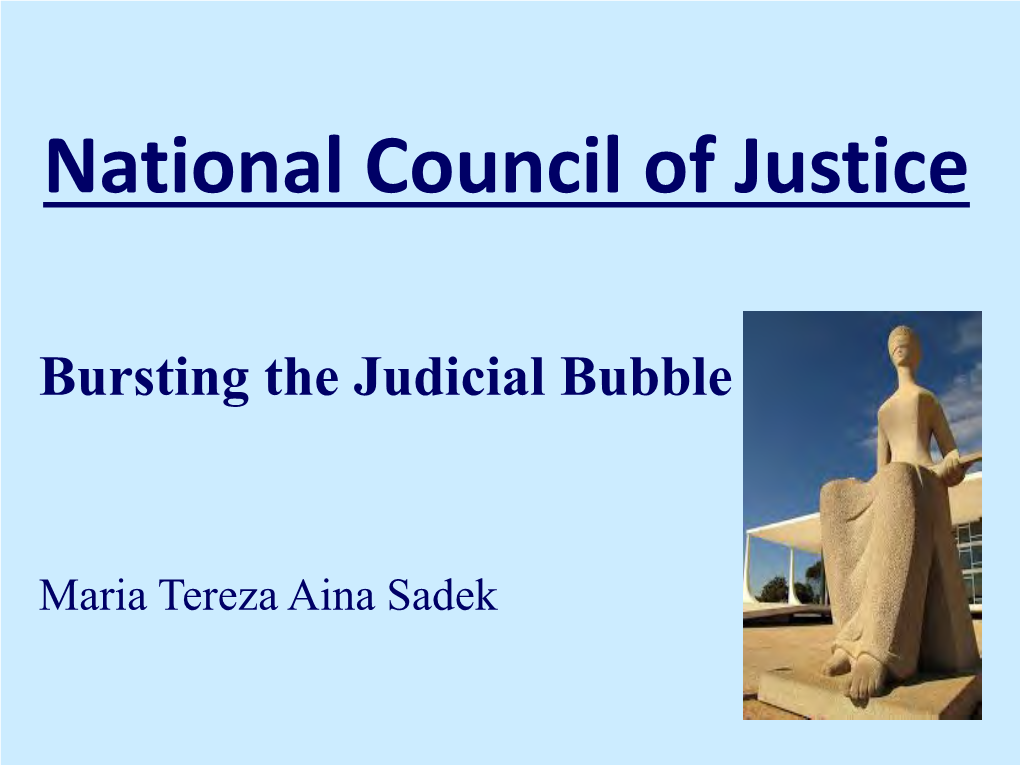 National Council of Justice