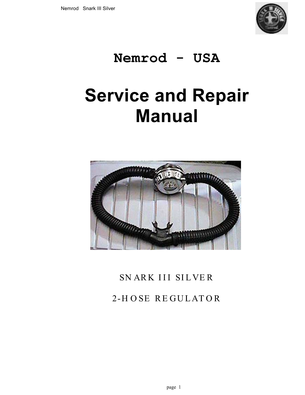 Service and Repair Manual