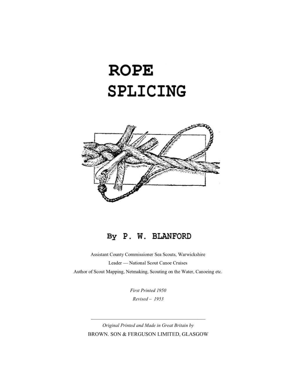 Rope Splicing