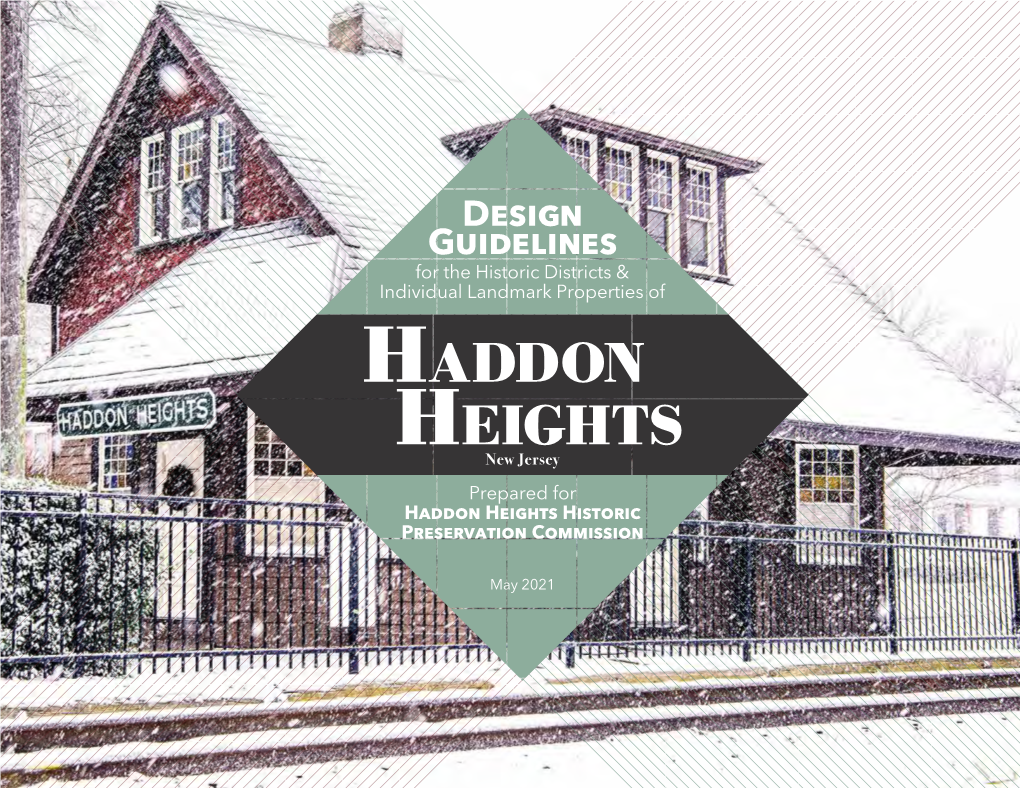 Haddon Heights Design Guidelines Table of Contents Upper Façade & Windows, Cornice Parapets, Eaves, & Doors