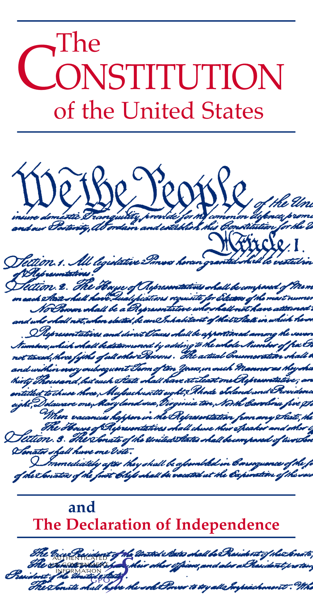 Senate Document 116-3, the Pocket Constitution