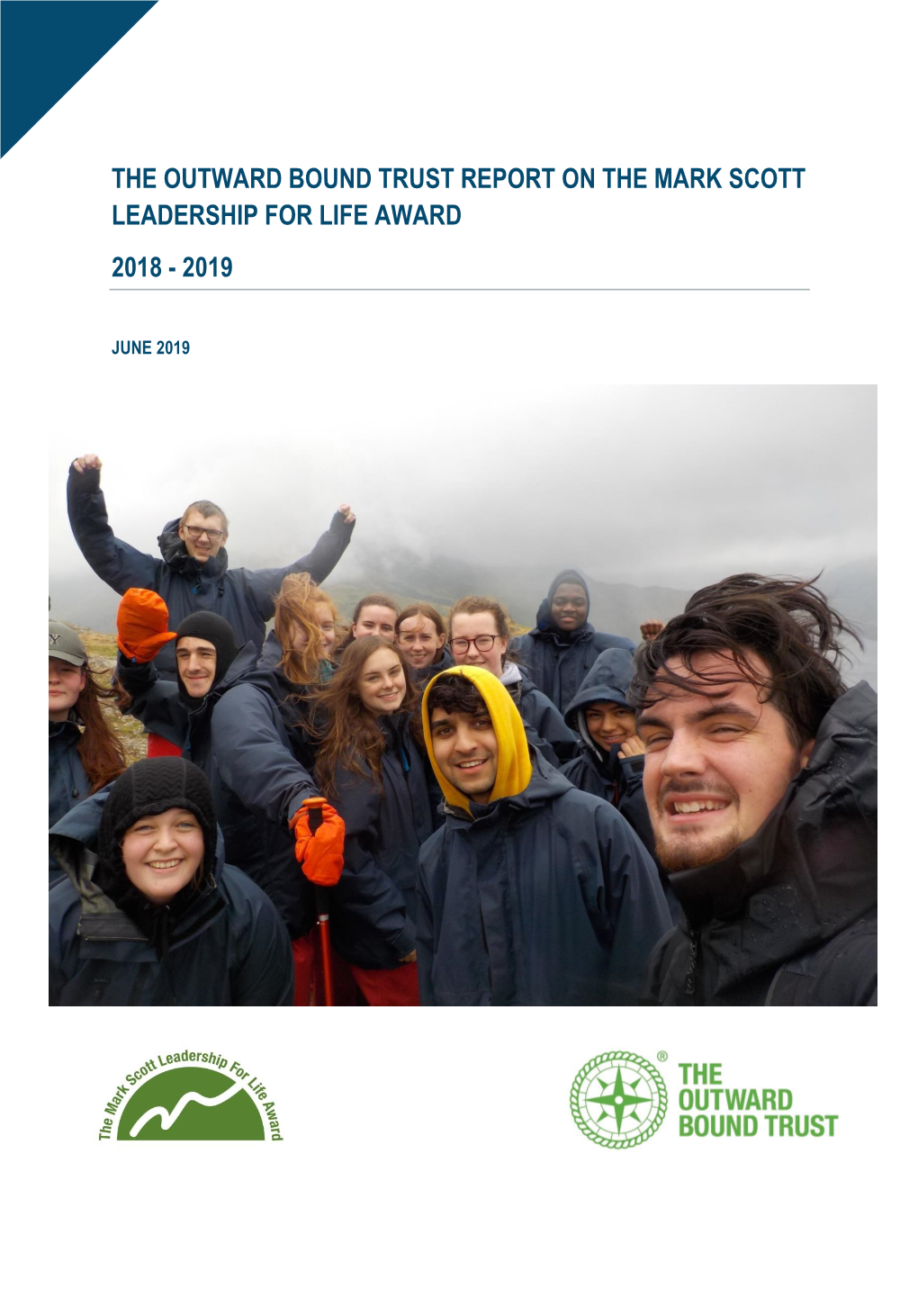 The Mark Scott Leadership for Life Award 2018 - 2019