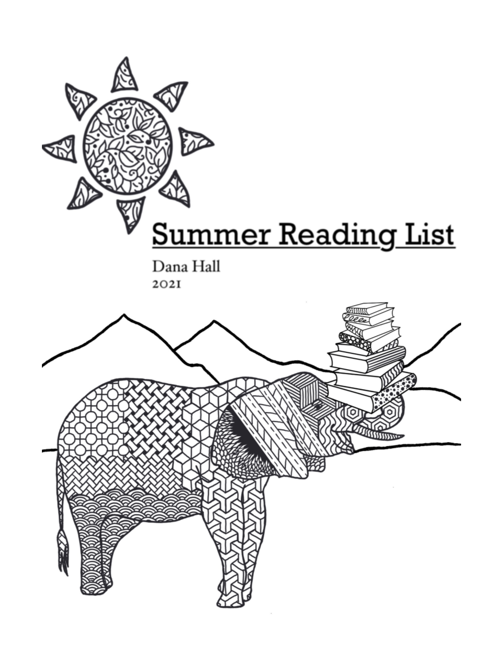 Dana Hall School Summer Reading List 2021 Table of Contents