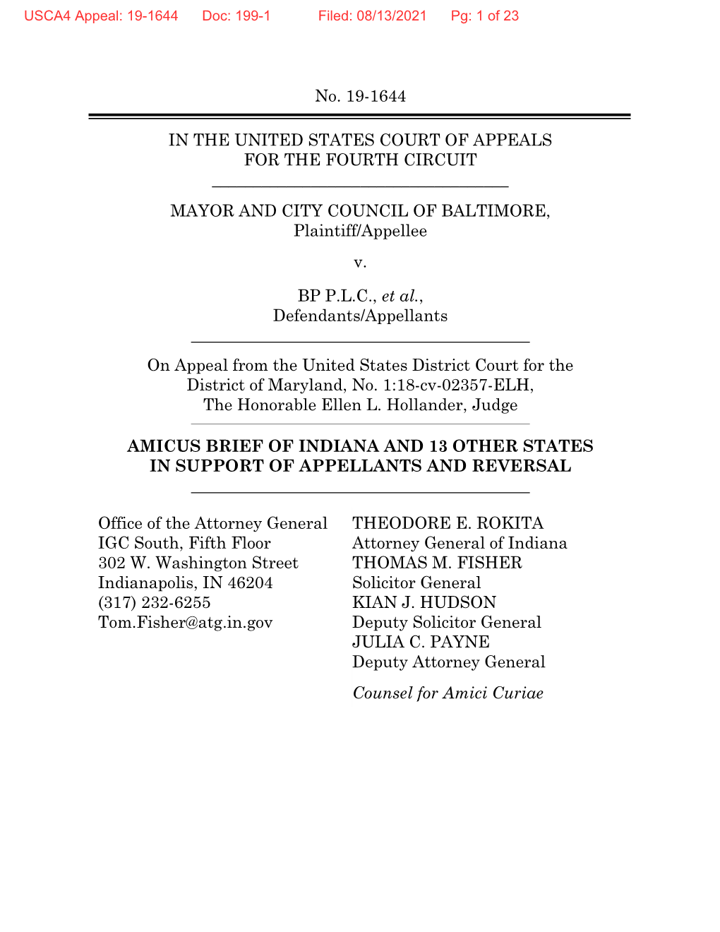 USCA4 Appeal: 19-1644 Doc: 199-1 Filed: 08/13/2021 Pg: 1 of 23