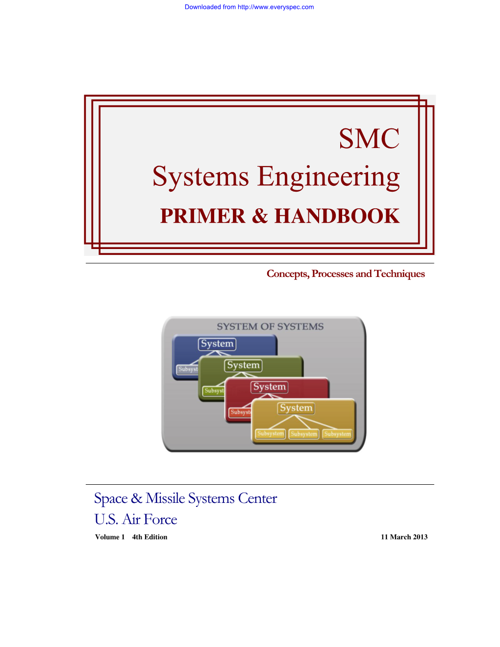 SMC Systems Engineering PRIMER & HANDBOOK