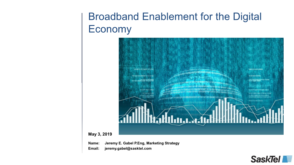 Broadband Enablement for the Digital Economy