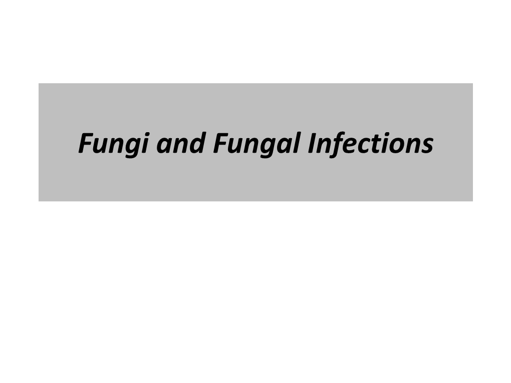Fungi Infections