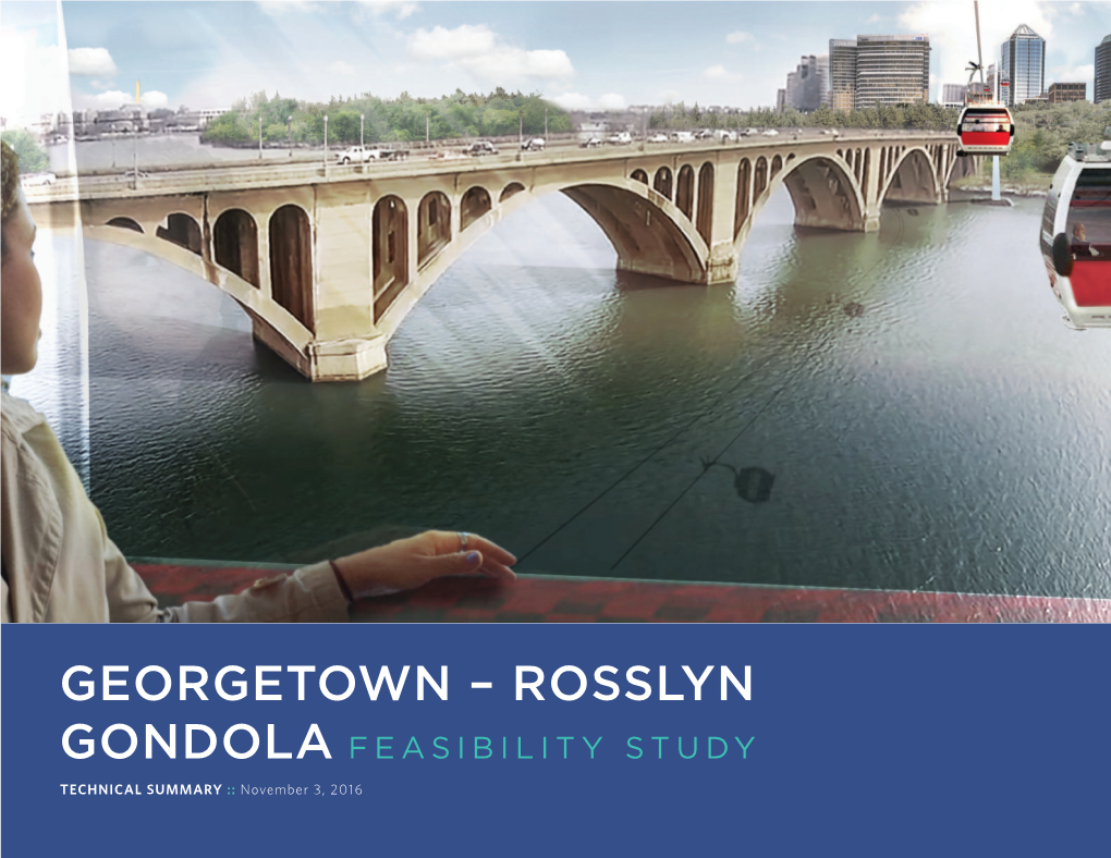 Georgetown-Rosslyn Gondola Feasibility Study