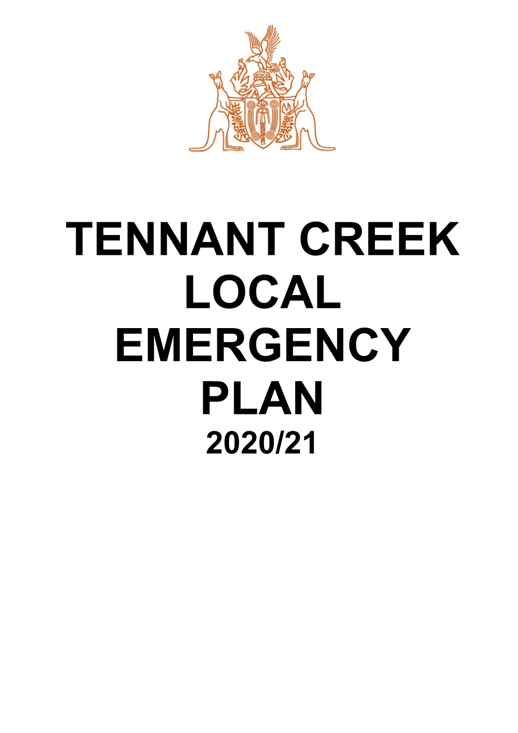 Tennant Creek Local Emergency Plan 2020/21