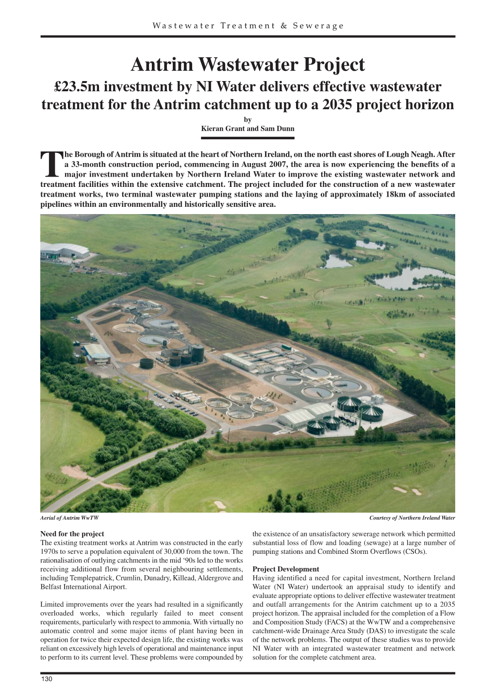 Antrim Wastewater Project